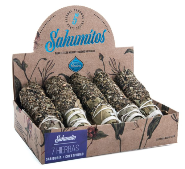 SAHUMITOS - 7 ERBE - PACCO DA 5 PEZZI