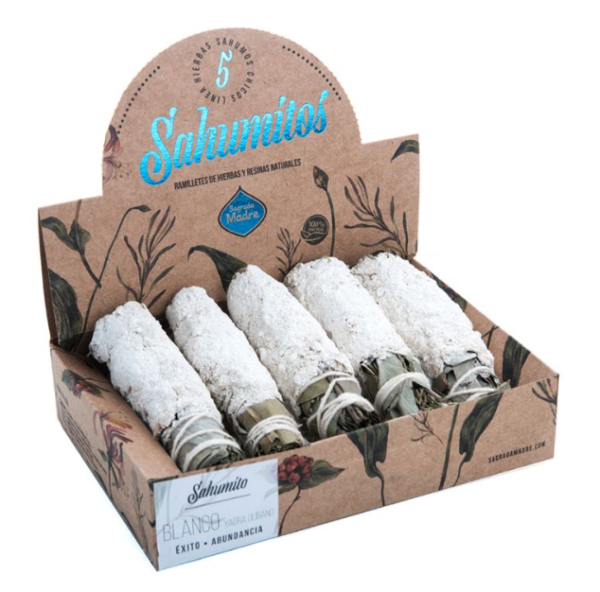 SAHUMITOS - YAGRA BIANCO - PACCO DA 5 PEZZI