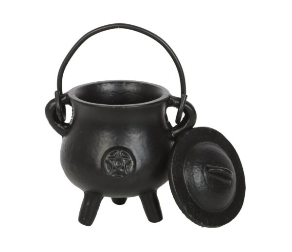 CALDERONE IN GHISA CON PENTAGRAMMA DA 7,5 CM - immagine 2