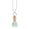COLLANA CON BOTTIGLIA CON CRISTALLI DI AVVENTURINA VERDE - FORTUNA - immagine 3