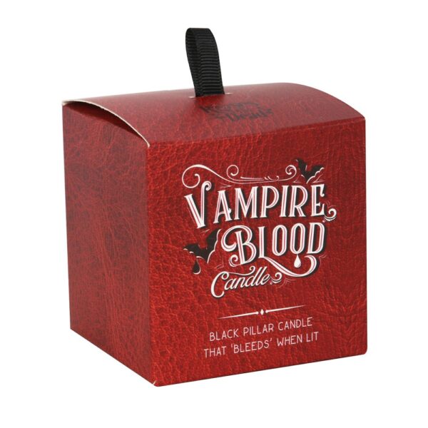 CANDELA PICCOLA "SANGUE DI VAMPIRO" - immagine 4