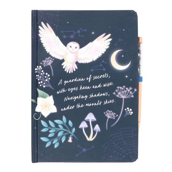 DIARIO CON PENNA IN SODALITE GUFO NOTTURNO - immagine 2