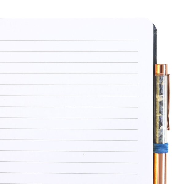 DIARIO CON PENNA IN SODALITE GUFO NOTTURNO - immagine 4