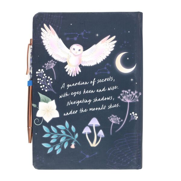 DIARIO CON PENNA IN SODALITE GUFO NOTTURNO - immagine 5