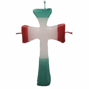 FIGURA IN CERA DELLA CROCE DI SAN GIORGIO