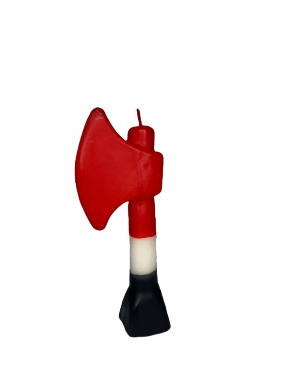CANDELA A FORMA DI ASCIA