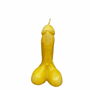 CANDELA A FORMA DI PENE MIELE