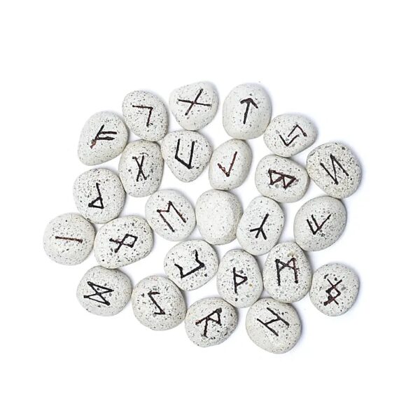 GIOCO ORACOLO DELLE RUNE IN CERAMICA - immagine 2