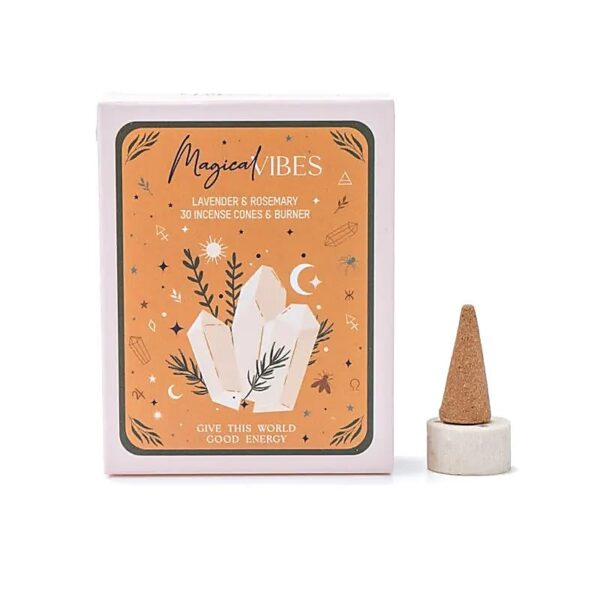 CONI DI INCENSO CELESTIAL MAGIC CON PORTACONO - VIBRAZIONI MAGICHE
