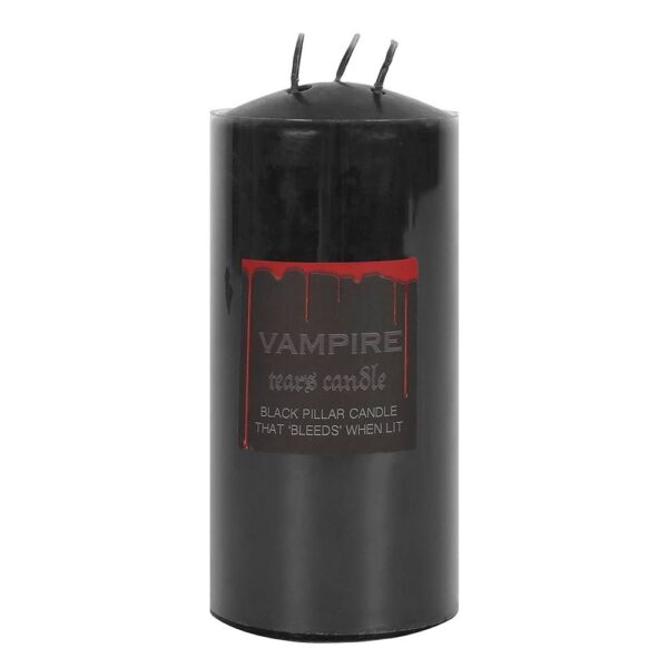 CANDELA DA 15 CM CON LACRIME DI VAMPIRO