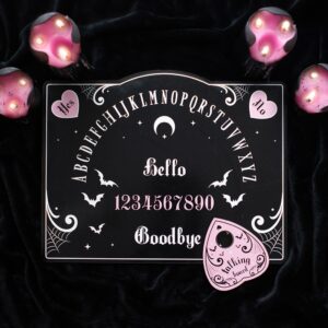 TAVOLA OUIJA ROSA E NERA