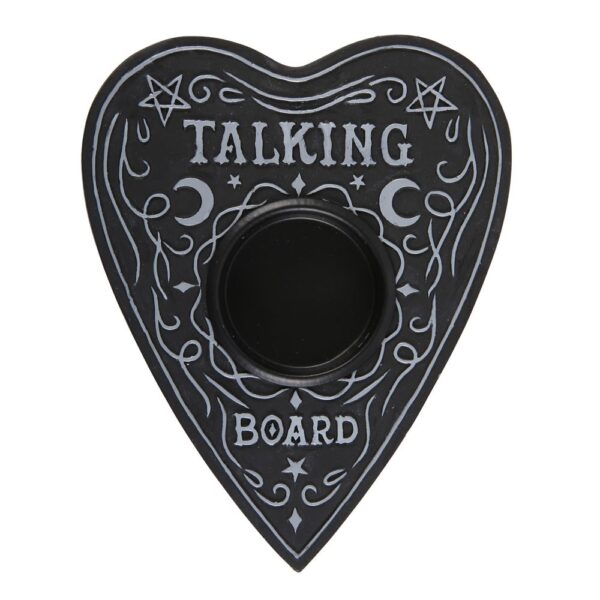 PORTACANDELE TEALIGHT A FORMA DI PLANCHETTE OUIJA - immagine 2
