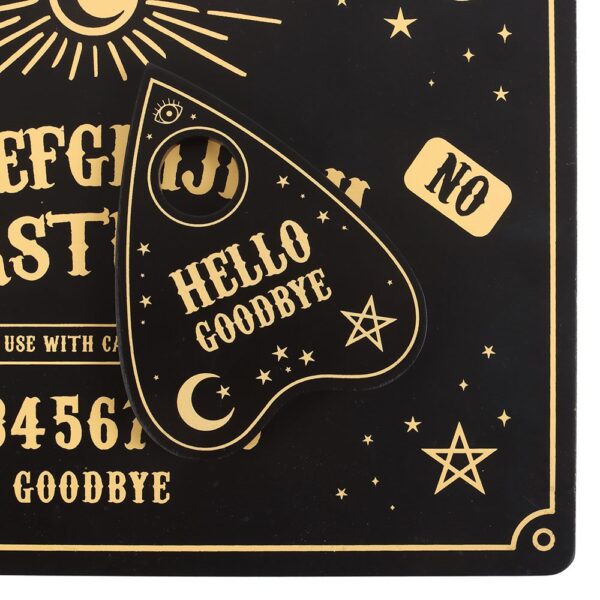 SET DI TOVAGLIETTA E SOTTOBICCHIERE CON TAVOLA OUIJA - immagine 4