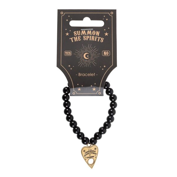 BRACCIALETTO CON CIONDOLO A FORMA DI PLANCHETTE OUIJA - immagine 2