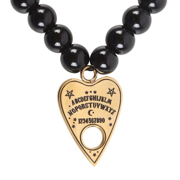 BRACCIALETTO CON CIONDOLO A FORMA DI PLANCHETTE OUIJA - immagine 4