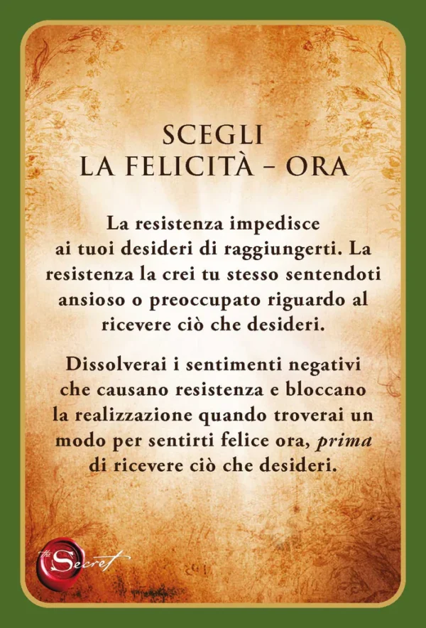 CARTE DELLA MANIFESTAZIONE "THE SECRET" - immagine 5