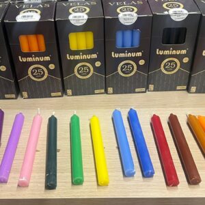 CANDELA STILO 20 CM VARI COLORI